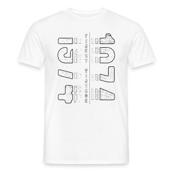 Finest Millésime 1974 Année de naissance 1974 Anniversaire - T-shirt homme - blanc - Devant - AI Model Male 178 dark (178cm)
