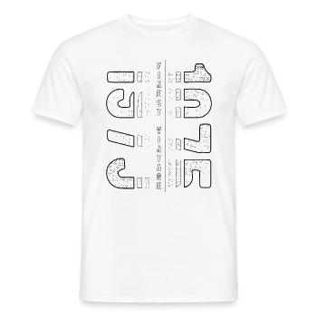 Finest Vintage 1975 Year of birth 1975 Birthday - Men's T-Shirt - white - Front - AI Model Male 178 dark (178cm)