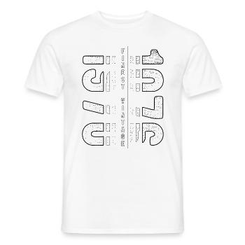 Finest Vintage 1976 Geburtsjahr 1976 Geburtstag - Männer T-Shirt - Weiß - Vorne - AI Model Male 178 dark (178cm)