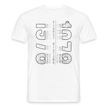 Finest Millésime 1978 Année de naissance 1978 Anniversaire - T-shirt homme - blanc - Devant - AI Model Male 178 dark (178cm)