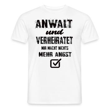Anwalt - Männer T-Shirt - Weiß - Vorne - AI Model Male 178 dark (178cm)