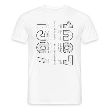 Finest Millésime 1987 Année de naissance 1987 Anniversaire - T-shirt homme - blanc - Devant - AI Model Male 178 dark (178cm)