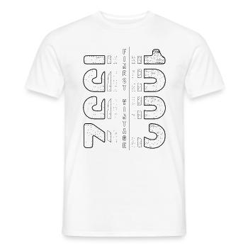 Finest Vintage 1992 Year of birth 1992 Birthday - Men's T-Shirt - white - Front - AI Model Male 178 dark (178cm)