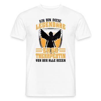 Legendäre Ergotherapeutin Ergotherapie - Männer T-Shirt - Weiß - Vorne - AI Model Male 178 dark (178cm)