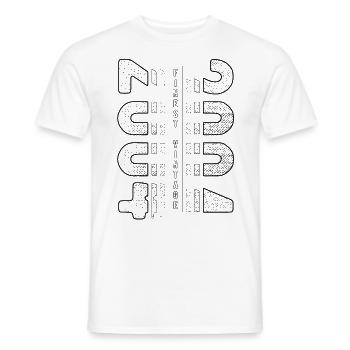 Finest Vintage 2004 Year of birth 2004 Birthday - Men's T-Shirt - white - Front - AI Model Male 178 dark (178cm)