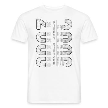 Finest Vintage 2006 Year of birth 2006 Birthday - Men's T-Shirt - white - Front - AI Model Male 178 dark (178cm)