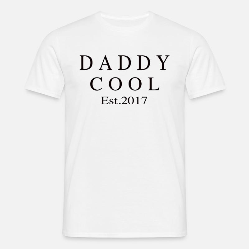 Daddy Cool est 2017 - Männer T-Shirt - Weiß