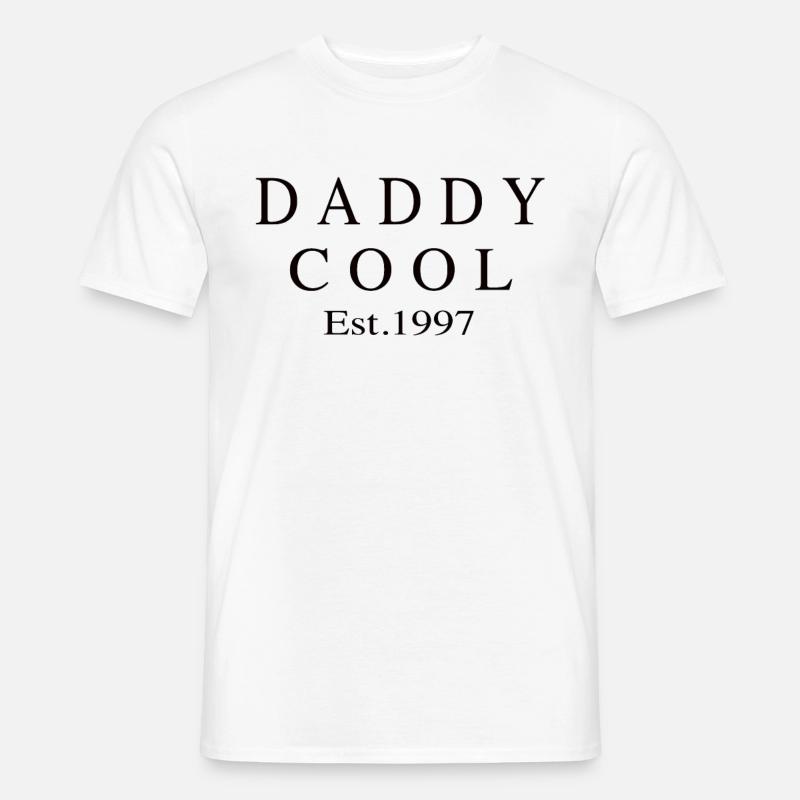 Daddy Cool est 1997 - Männer T-Shirt - Weiß
