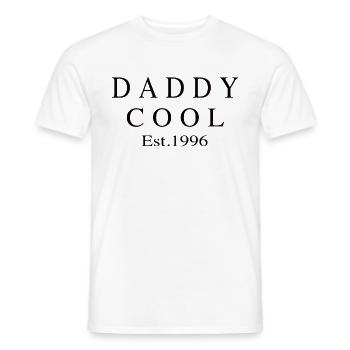 Daddy Cool est 1996 - T-shirt homme - blanc - Devant - AI Model Male 178 dark (178cm)