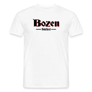 Bozen Südtirol - Männer T-Shirt - Weiß - Vorne - AI Model Male 178 dark (178cm)