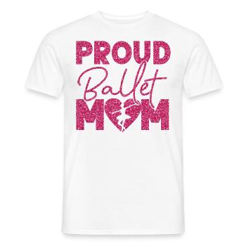 Ballet Dancer Dance Girl Ballerina - Männer T-Shirt - Weiß - Vorne - AI Model Male 178 dark (178cm)