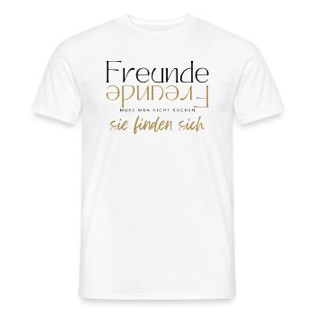 Beste Freunde FREUND Kumpel Kumpels - Männer T-Shirt - Weiß - Vorne - AI Model Male 178 dark (178cm)