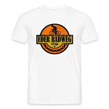 Eder Radweg - Männer T-Shirt - Weiß - Vorne - AI Model Male 178 dark (178cm)