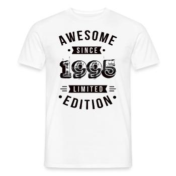 Awesome Since 1995 Limited Edition - Männer T-Shirt - Weiß - Vorne - AI Model Male 178 dark (178cm)