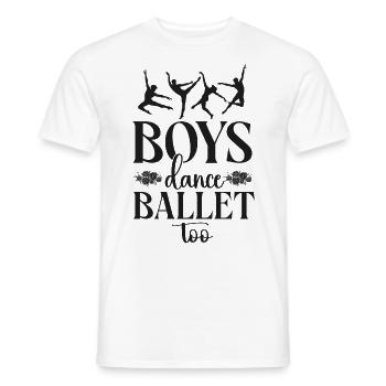 Ballet Dancer Dance Girl Ballerina - Männer T-Shirt - Weiß - Vorne - AI Model Male 178 dark (178cm)