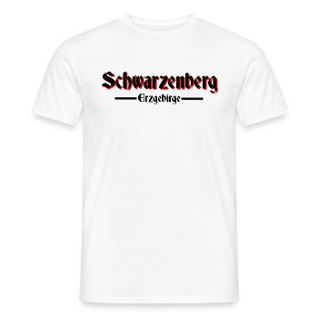 Schwarzenberg Erzgebirge - Männer T-Shirt - Weiß - Vorne - AI Model Male 178 dark (178cm)