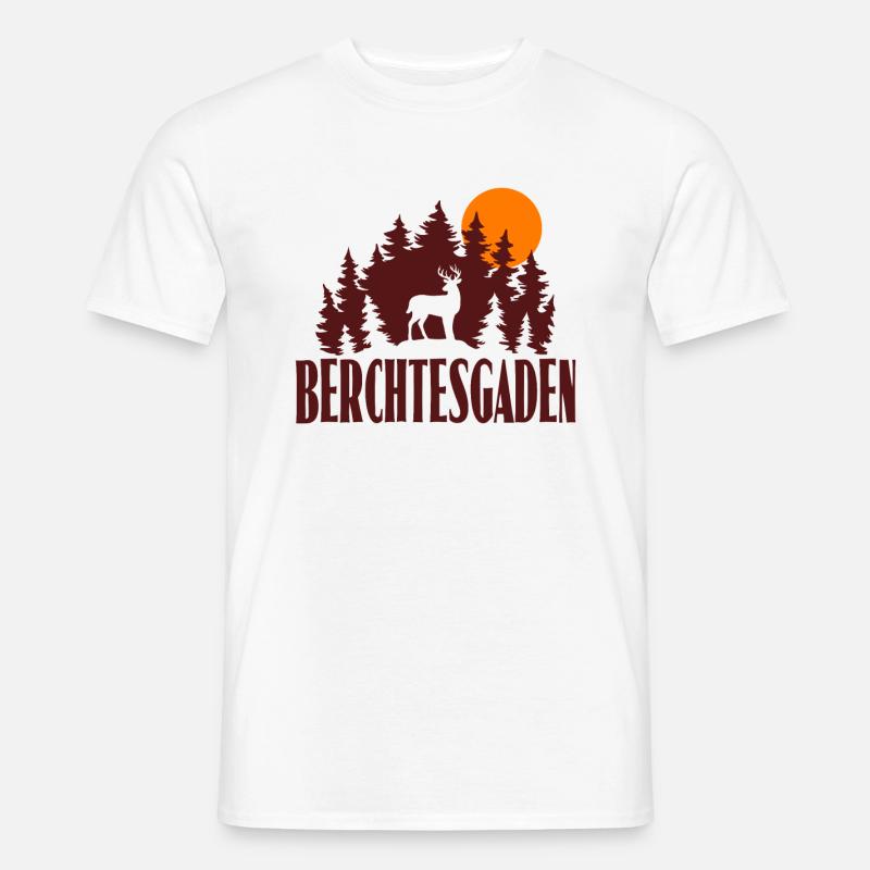 Berchtesgaden - Männer T-Shirt - Weiß