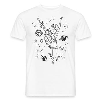 Ballet Dancer Dance Girl Ballerina - Männer T-Shirt - Weiß - Vorne - AI Model Male 178 dark (178cm)