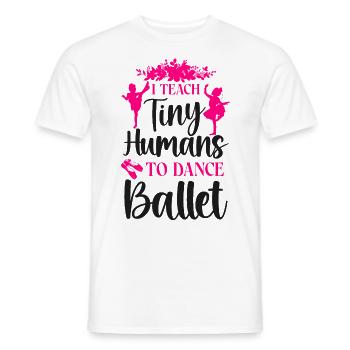 Ballet Dancer Dance Girl Ballerina - Männer T-Shirt - Weiß - Vorne - AI Model Male 178 dark (178cm)