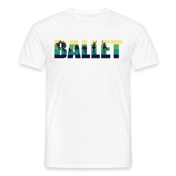 Ballet Dancer Dance Girl Ballerina - Männer T-Shirt - Weiß - Vorne - AI Model Male 178 dark (178cm)