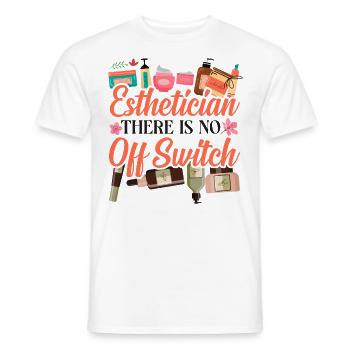 Cute Licensed Esthetician Skincare - Männer T-Shirt - Weiß - Vorne - AI Model Male 178 dark (178cm)