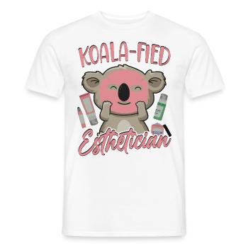 Cute Licensed Esthetician Skincare - Männer T-Shirt - Weiß - Vorne - AI Model Male 178 dark (178cm)