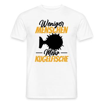 Mehr Kugelfische Riesenkugelfisch - Männer T-Shirt - Weiß - Vorne - AI Model Male 178 dark (178cm)
