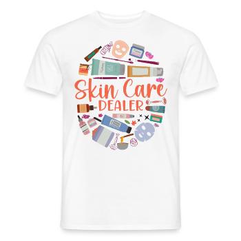 Cute Licensed Esthetician Skincare - Männer T-Shirt - Weiß - Vorne - AI Model Male 178 dark (178cm)