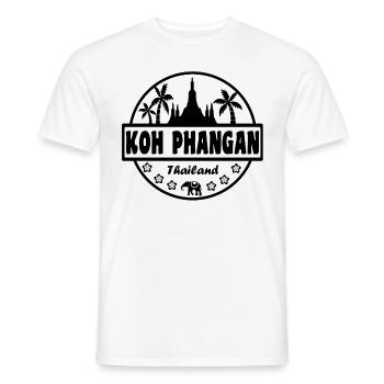 Koh Phangan Thailand - Männer T-Shirt - Weiß - Vorne - AI Model Male 178 dark (178cm)