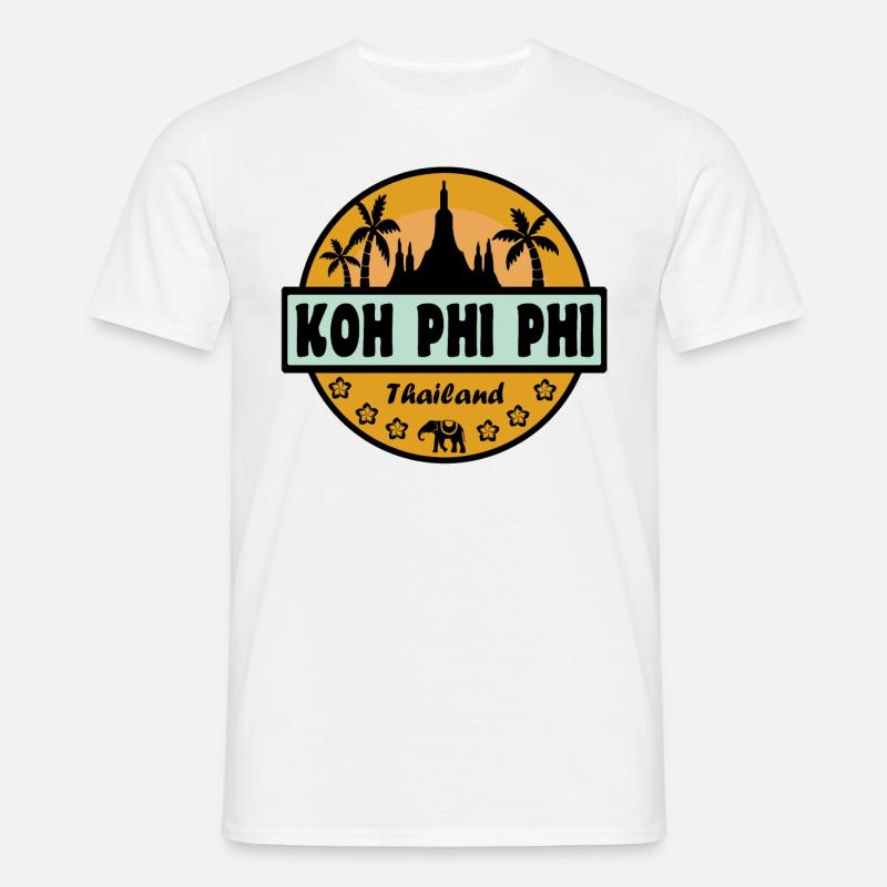 Koh Phi Phi Thailand - Men's T-Shirt - white