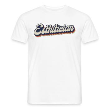 Cute Licensed Esthetician Skincare - Männer T-Shirt - Weiß - Vorne - AI Model Male 178 dark (178cm)