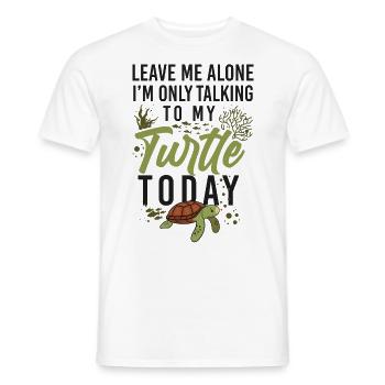 Tortue de mer Laissez-moi tranquille - T-shirt homme - blanc - Devant - AI Model Male 178 dark (178cm)