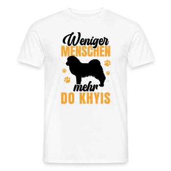 Mehr Do Khyi Tibetmastiff Tibetdogge - Männer T-Shirt - Weiß - Vorne - AI Model Male 178 dark (178cm)