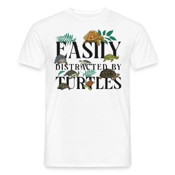 Sea Turtle Tortoise Easily - Männer T-Shirt - Weiß - Vorne - AI Model Male 178 dark (178cm)