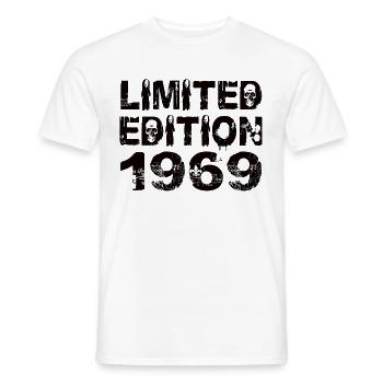 Édition Limitée 1969 Anniversaire 1969 Anniversaire - T-shirt homme - blanc - Devant - AI Model Male 178 dark (178cm)
