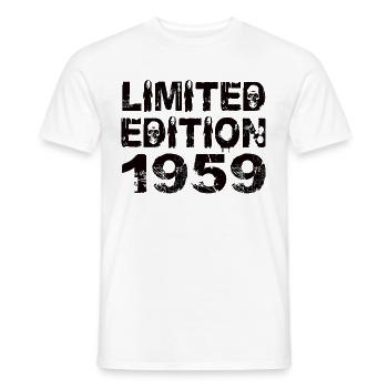 Édition Limitée 1959 Anniversaire 1959 Anniversaire - T-shirt homme - blanc - Devant - AI Model Male 178 dark (178cm)