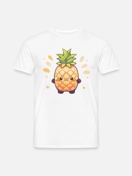 Pineapple Plant Pineapple Fruit Fruit - Men's T-Shirt - white