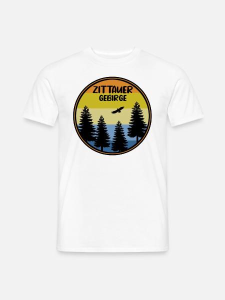 Zittauer Gebirge - Männer T-Shirt - Weiß