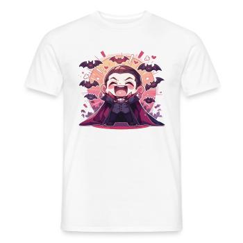 Vampire - Men's T-Shirt - white - Front - AI Model Male 178 dark (178cm)
