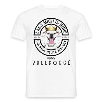 Bulldogge Bulldog Bulldoggen - Männer T-Shirt - Weiß - Vorne - AI Model Male 178 dark (178cm)