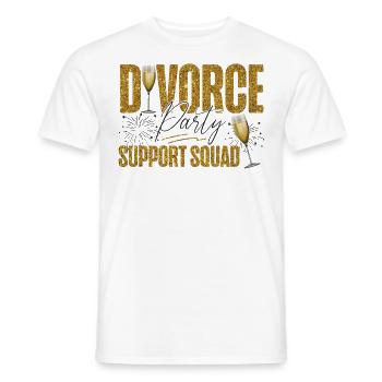 Happy Divorce Party Divorce Party - Männer T-Shirt - Weiß - Vorne - AI Model Male 178 dark (178cm)