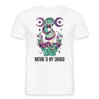 Magical Halloween design for witch lovers - Men's T-Shirt - white - Front - AI Model Male 178 dark (178cm)