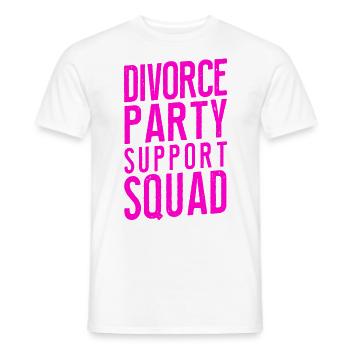 Happy Divorce Party Divorce Party - Männer T-Shirt - Weiß - Vorne - AI Model Male 178 dark (178cm)