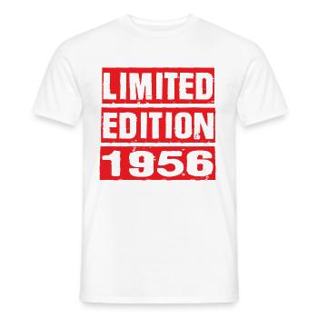 Limited Edition 1956 Geburtstag 1956 Vintage Retro - Männer T-Shirt - Weiß - Vorne - AI Model Male 178 dark (178cm)