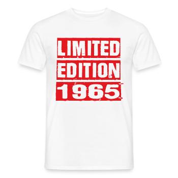 Edition Limitée 1965 Anniversaire 1965 Vintage Rétro - T-shirt homme - blanc - Devant - AI Model Male 178 dark (178cm)