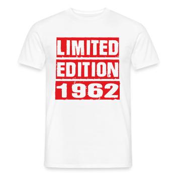 Edition Limitée 1962 Anniversaire 1962 Vintage Rétro - T-shirt homme - blanc - Devant - AI Model Male 178 dark (178cm)