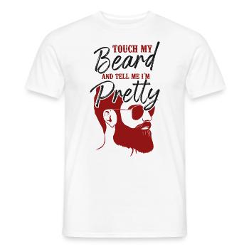 Beard Lover Bearded Man Ginger - Men's T-Shirt - white - Front - AI Model Male 178 dark (178cm)
