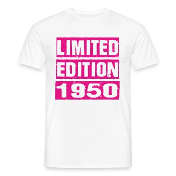 Édition limitée 1950 - T-shirt homme - blanc - Devant - AI Model Male 178 dark (178cm)