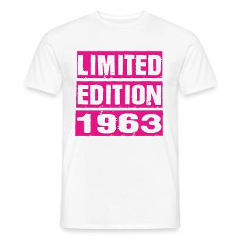 Édition limitée 1963 - T-shirt homme - blanc - Devant - AI Model Male 178 dark (178cm)