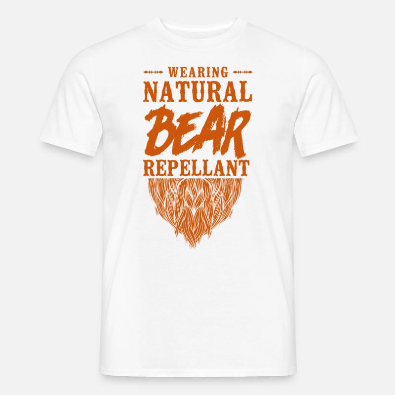 Beard Lover Bearded Man Ginger - Männer T-Shirt - Weiß